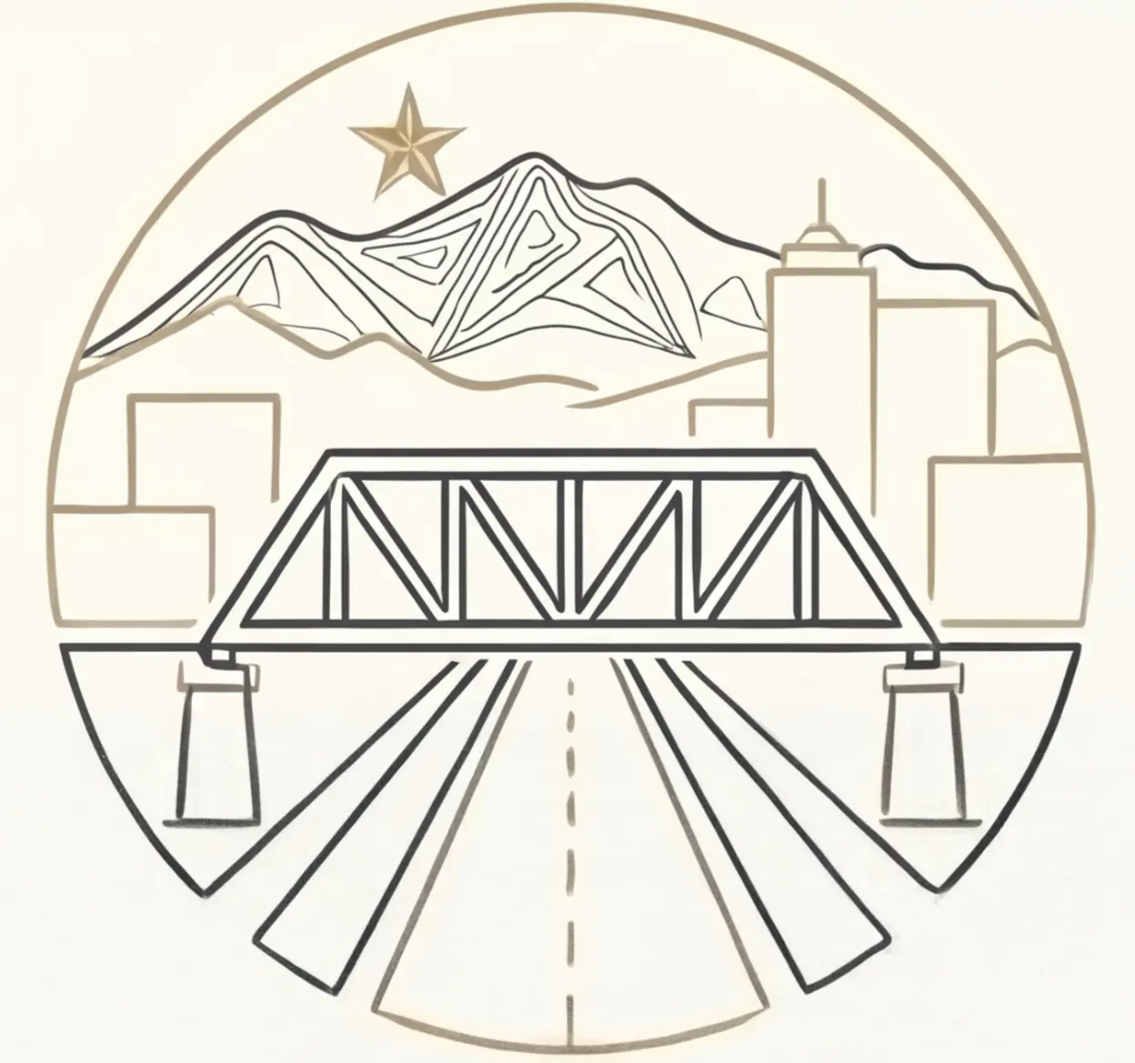 Vista del Lerdo Bridge