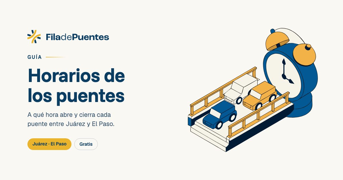 Horarios de Puentes Internacionales 2026: Guía Completa